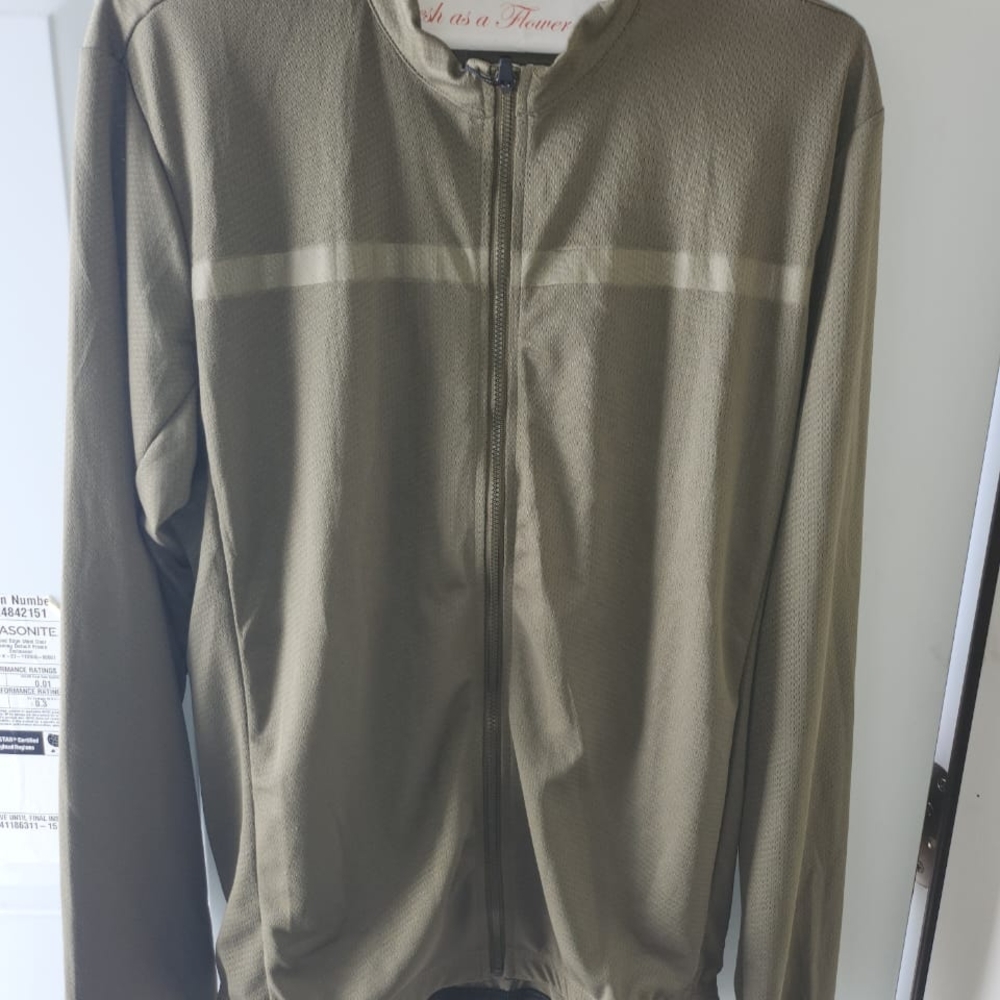 Olive Green Full-Zip Jacket